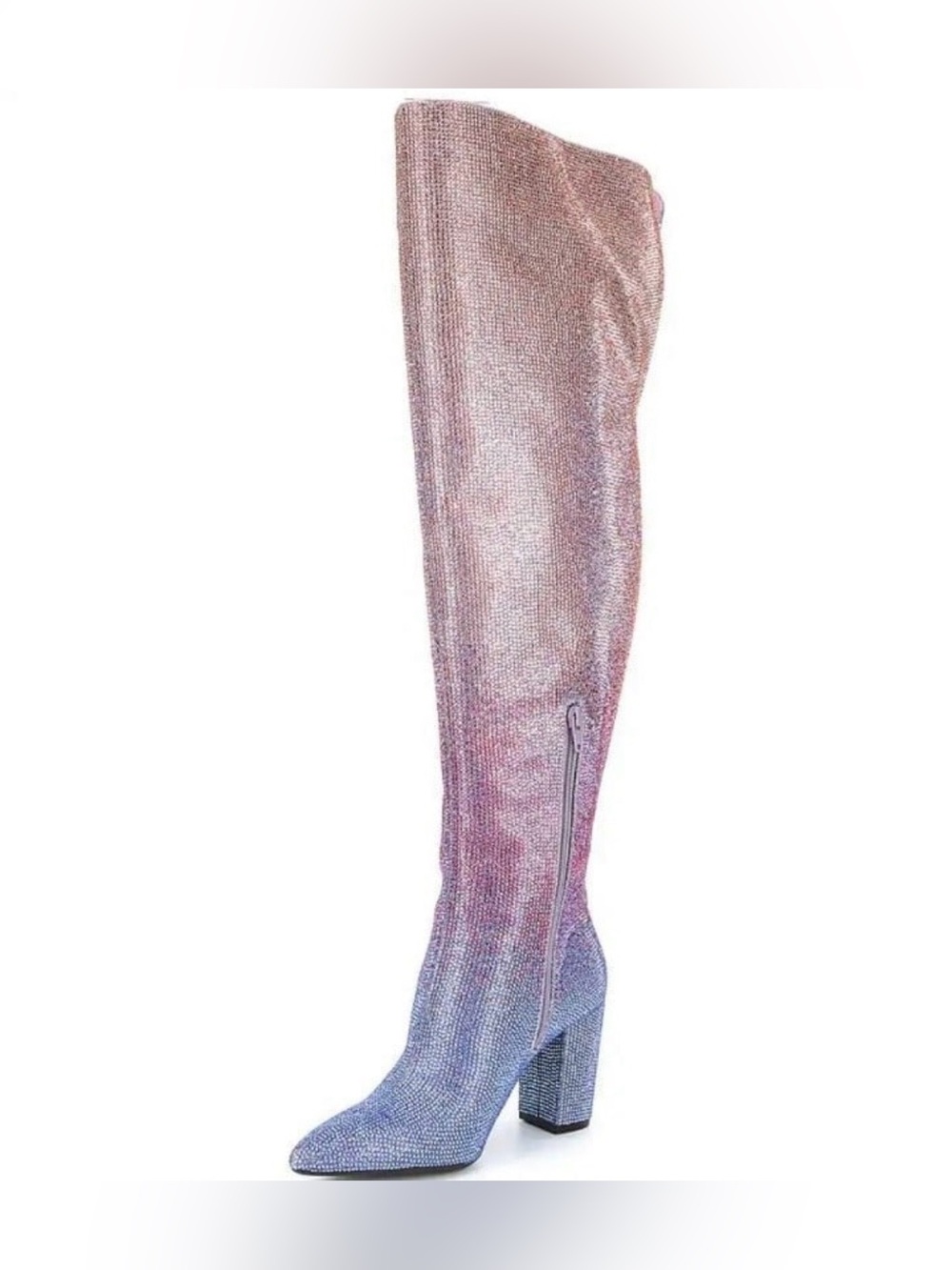 Size 7 Crystal gradient embellished GB brand over the knee boot - Picture 12 of 13